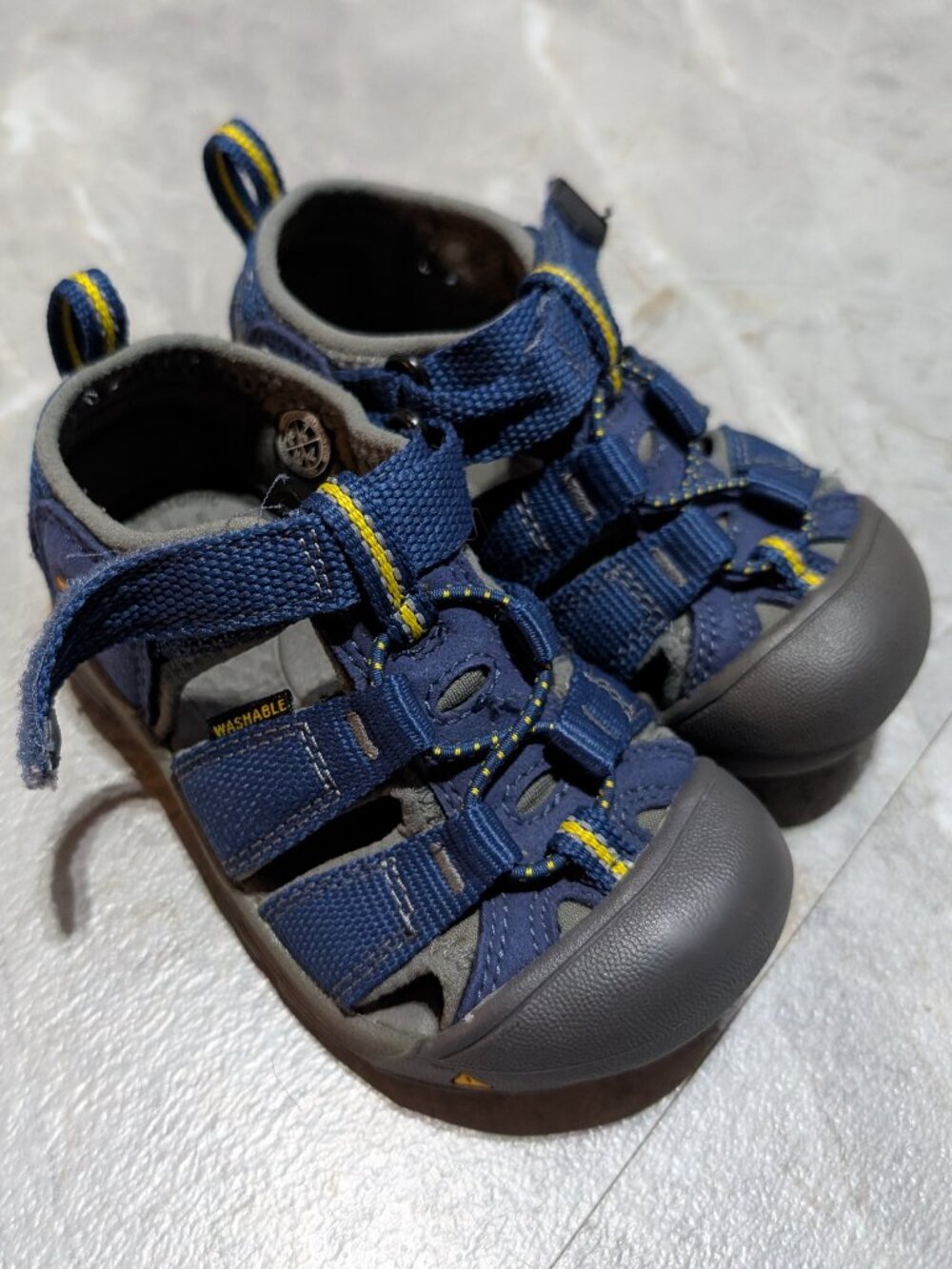 7T Blue Keen Toddler Sandals